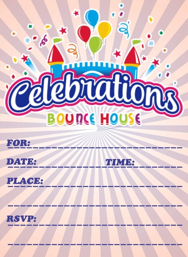 Askprints BIC-1004 Birthday Metallic Card Invitations with Envelopes for Boys or Girls (25 Count) - Image 1